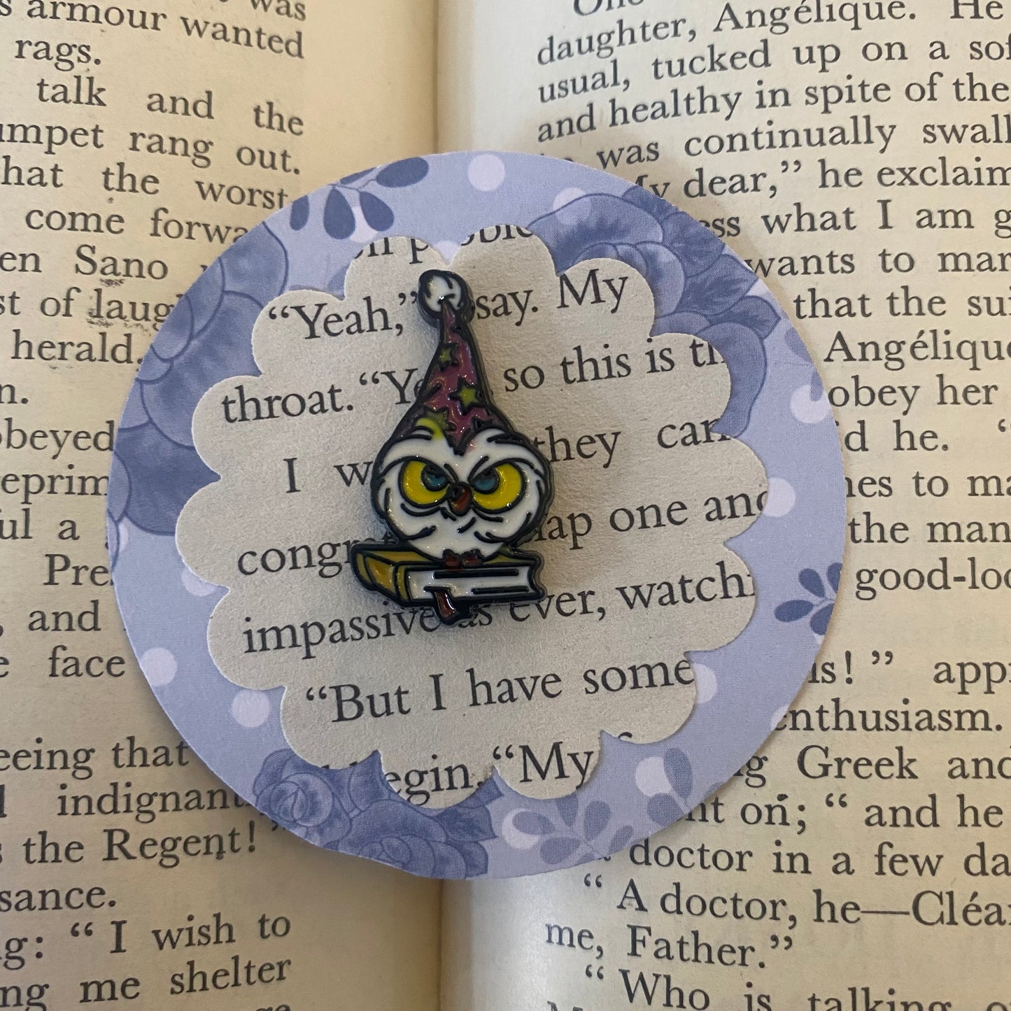 Wise Owl Pin Badge