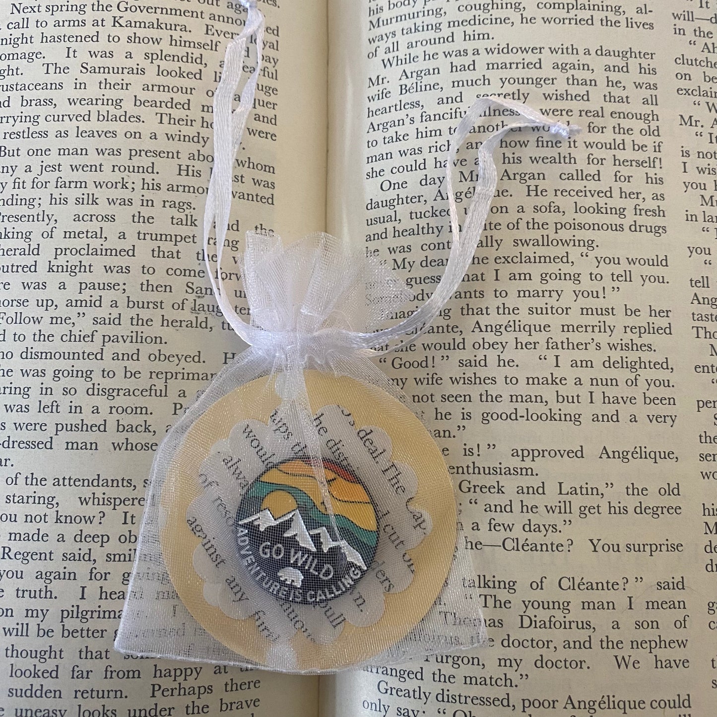 "Go Wild Adventure Is Calling" Pin Badge