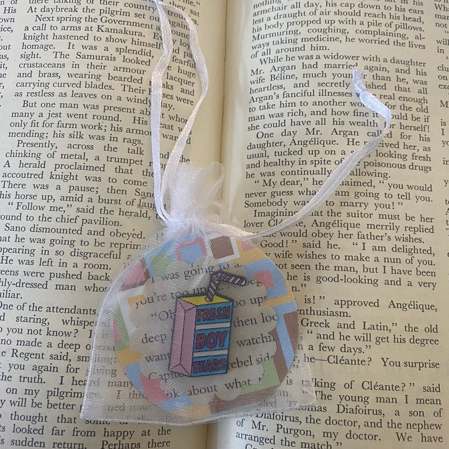 "Fresh Boy Tears" Juice Carton Pin Badge