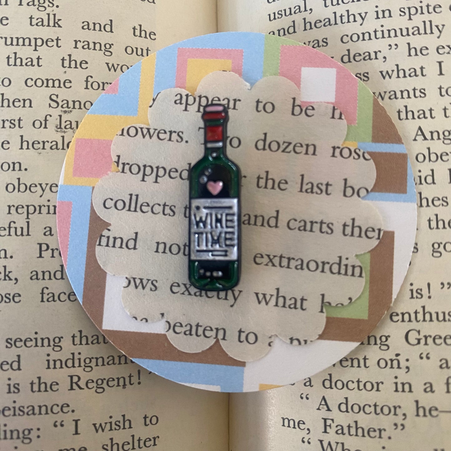 "Wine Time" Pin Badge