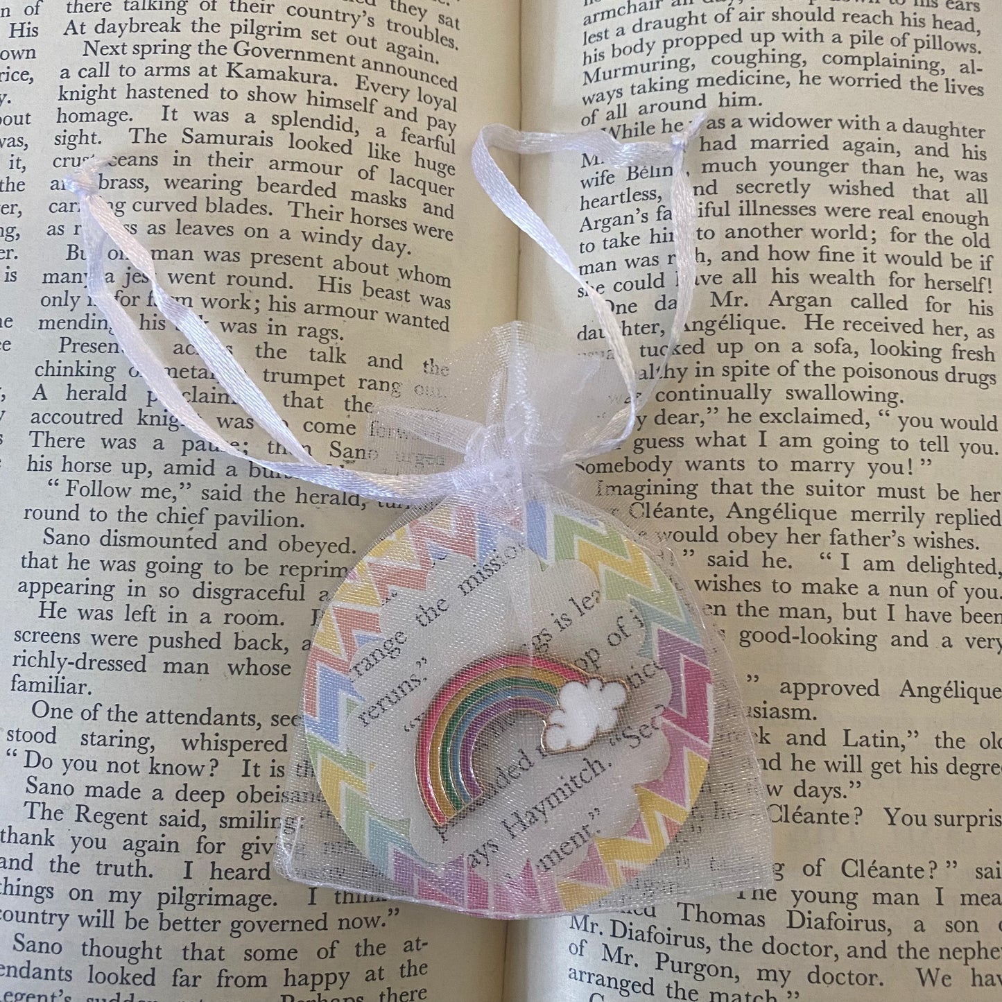 Rainbow with Cloud Pin Badge