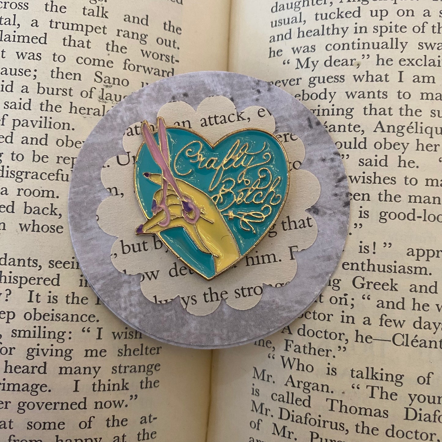 "Crafty Bitch" Pin Badge
