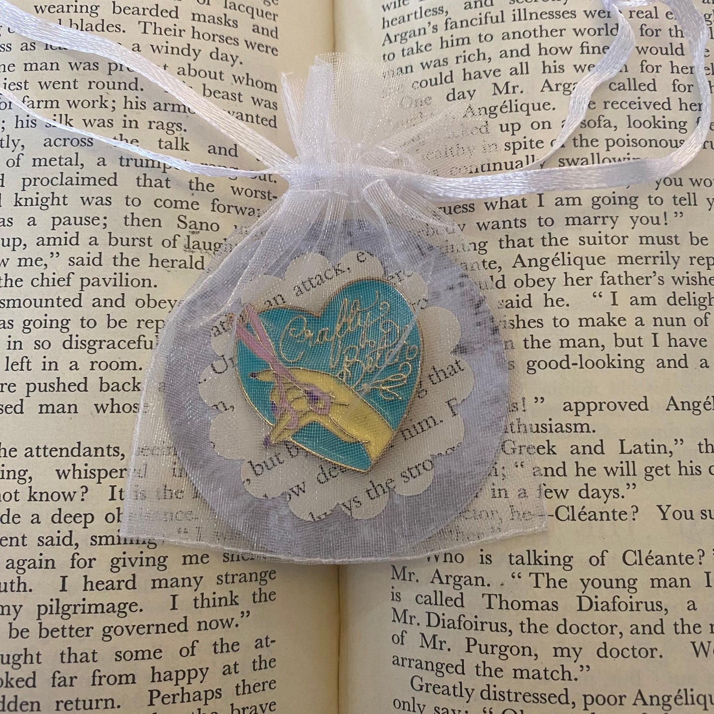 "Crafty Bitch" Pin Badge