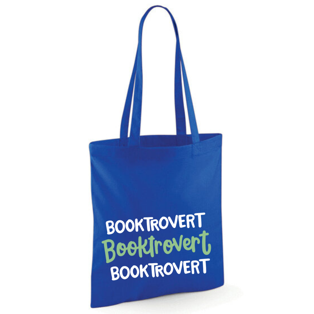 "Booktrovert" Triple Cotton Tote Shopper - lots of colours