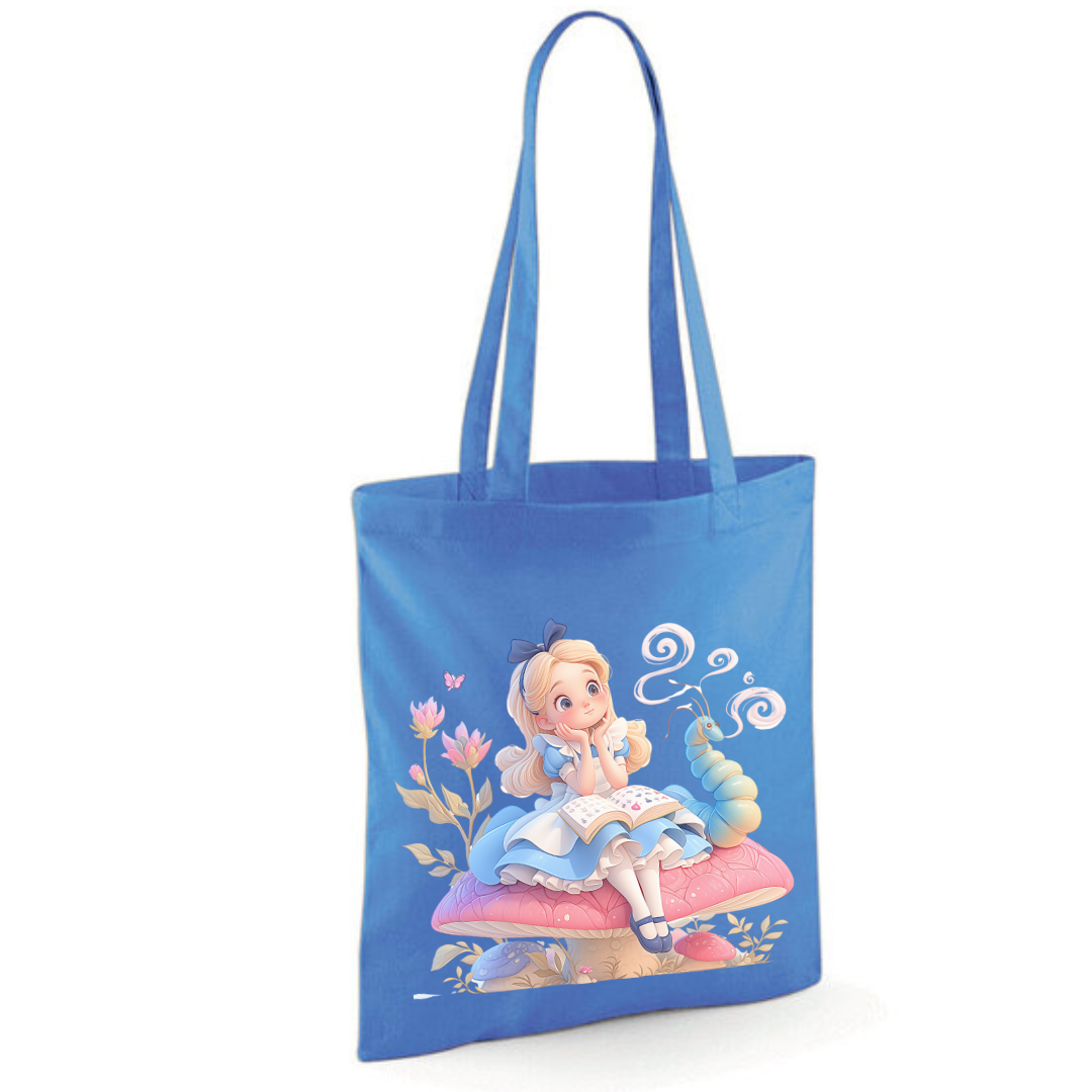 Toadstool Alice Tote Shopper Bag - lots of colours!