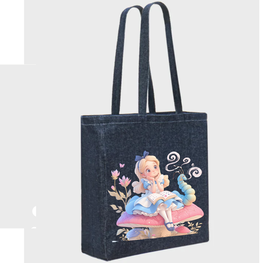 Toadstool Alice Deluxe Denim Bag