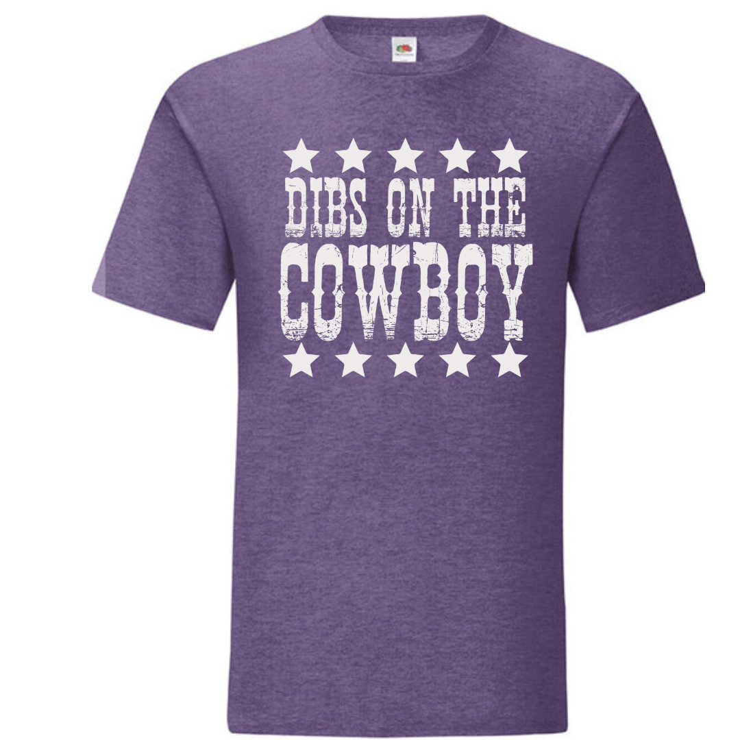 "Dibs on the Cowboy" Standard Tee - lots of colours!