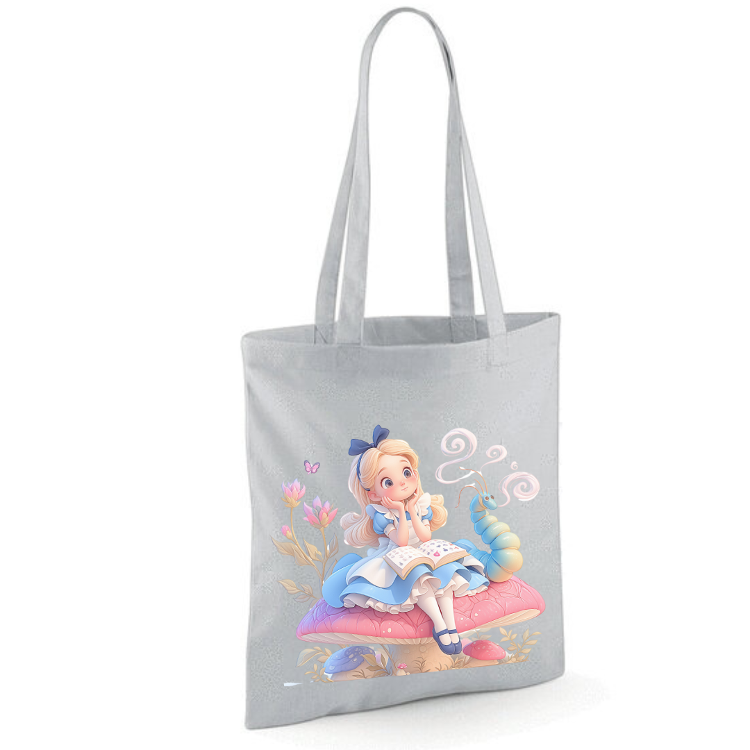 Toadstool Alice Tote Shopper Bag - lots of colours!