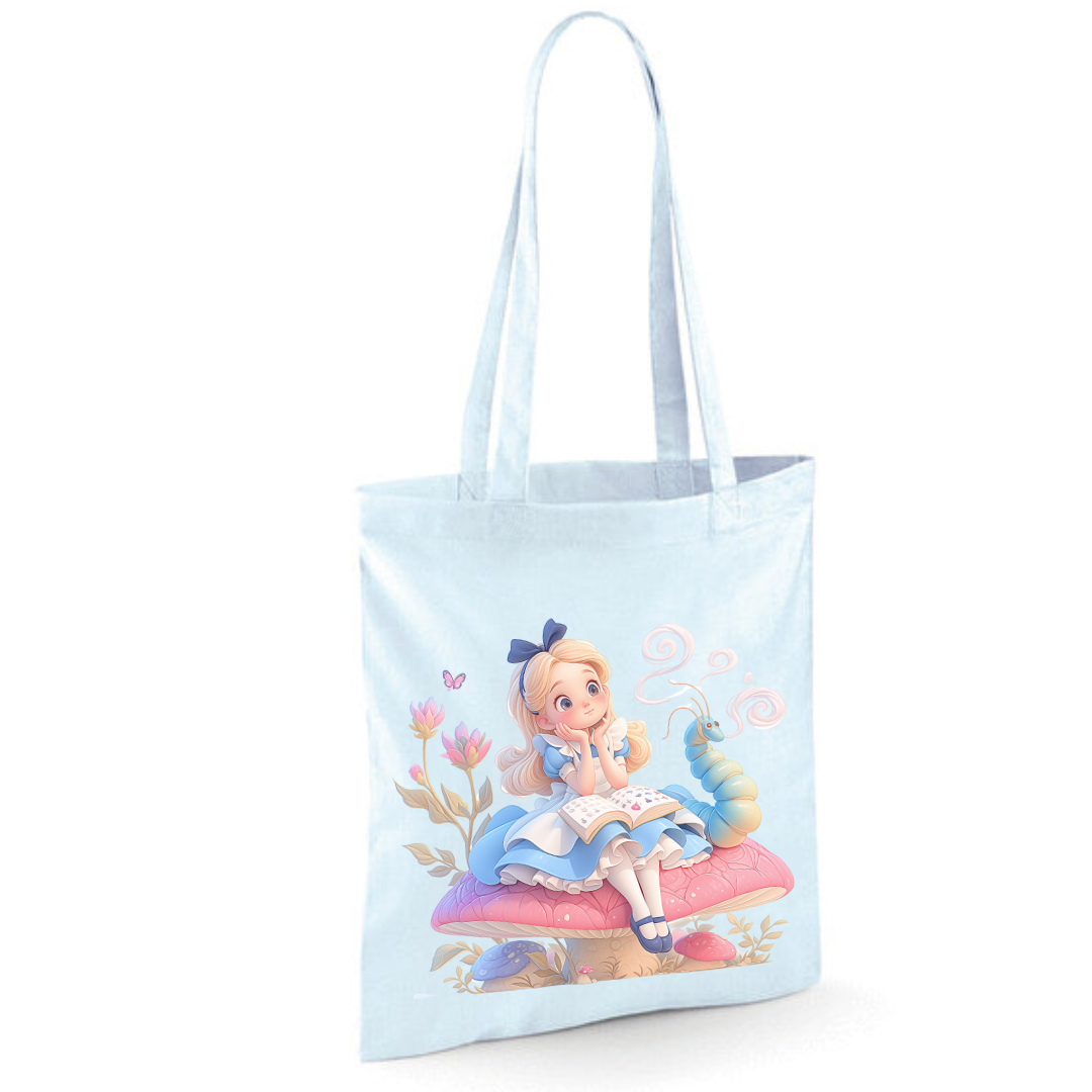 Toadstool Alice Tote Shopper Bag - lots of colours!