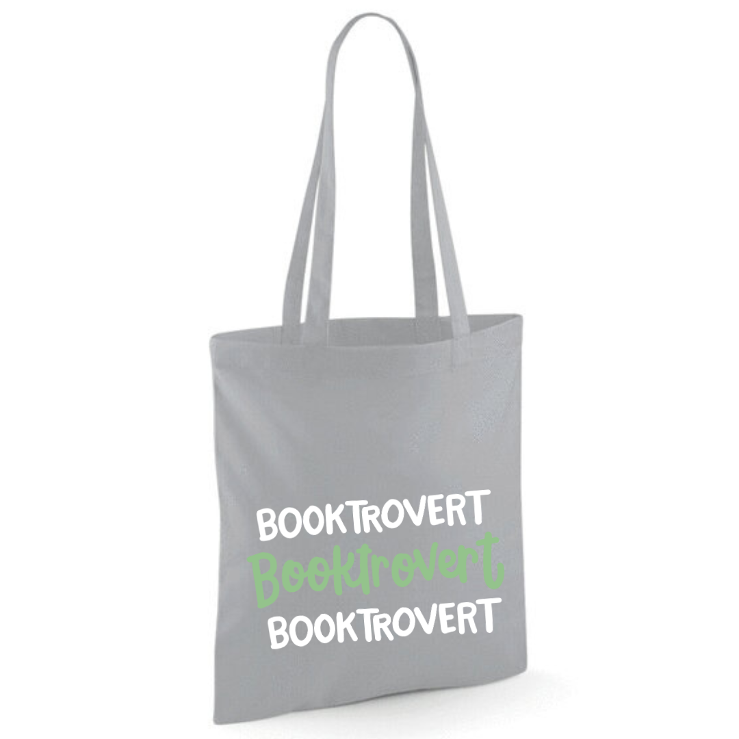 "Booktrovert" Triple Cotton Tote Shopper - lots of colours