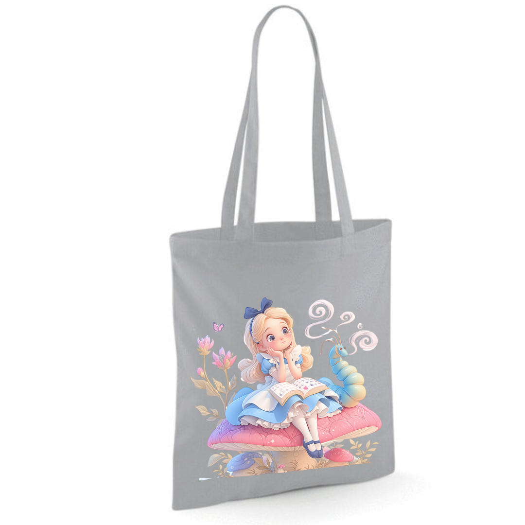 Toadstool Alice Tote Shopper Bag - lots of colours!
