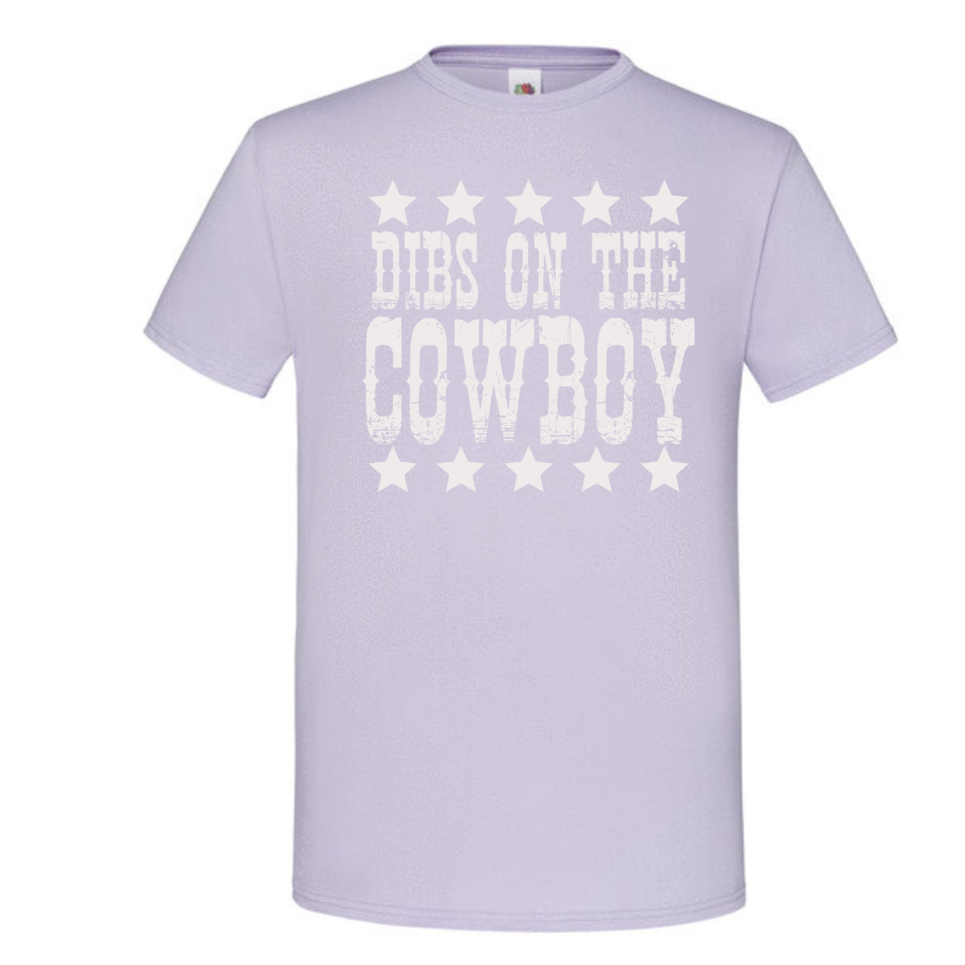 "Dibs on the Cowboy" Standard Tee - lots of colours!