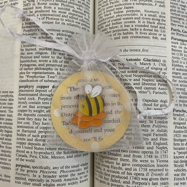 Bee & Honey Pin Badge