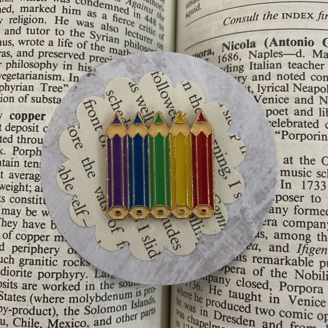 Pencils Pin Badge