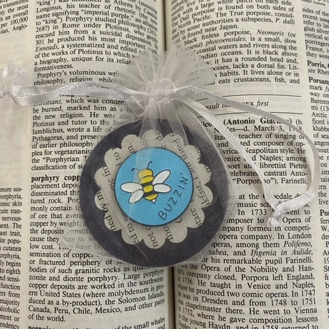 "Buzzin" Bee Pin Badge