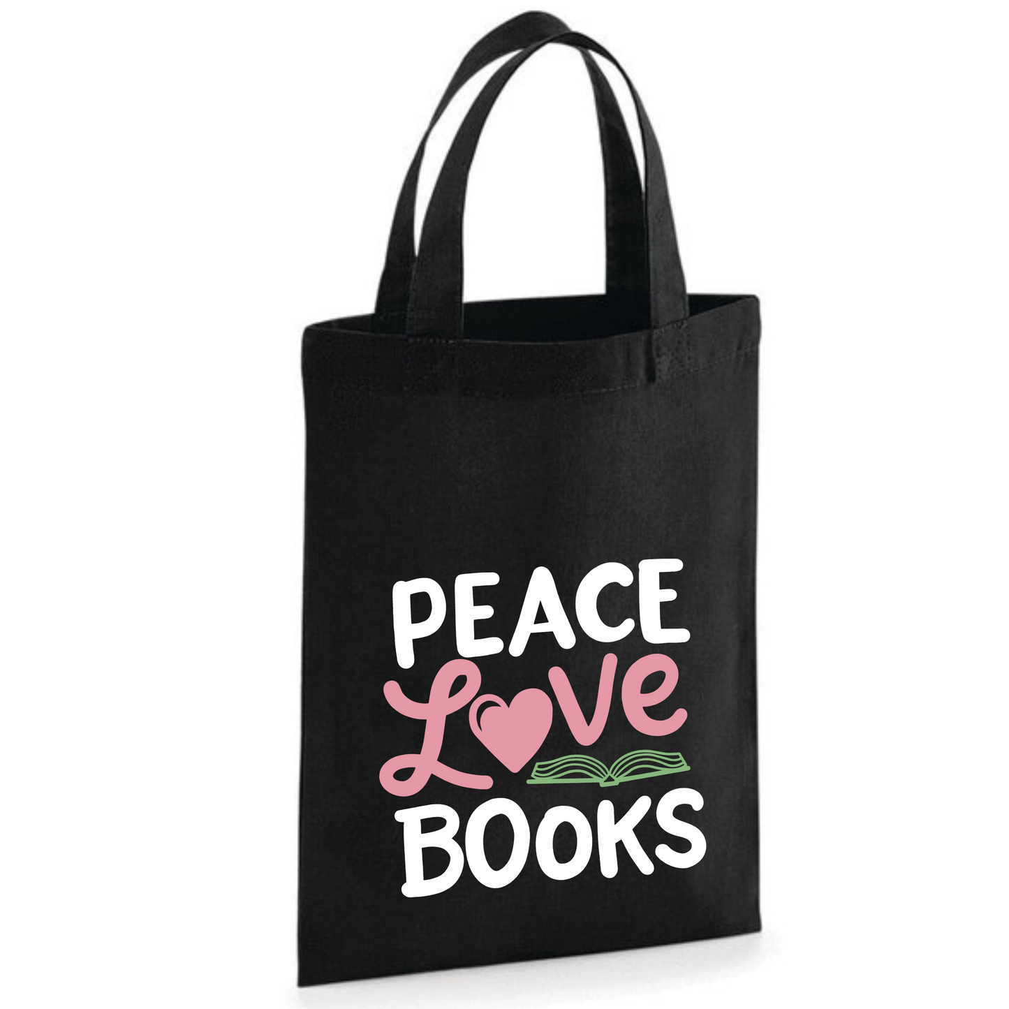 "Peace Love Books" Book Gift Bag